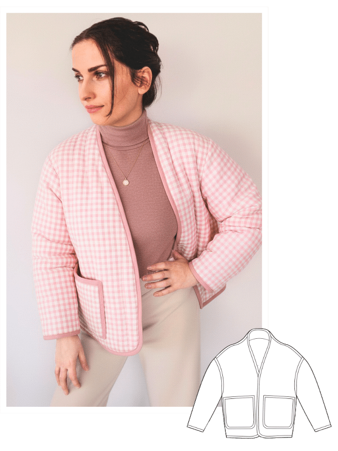 patron couture veste matelassée
